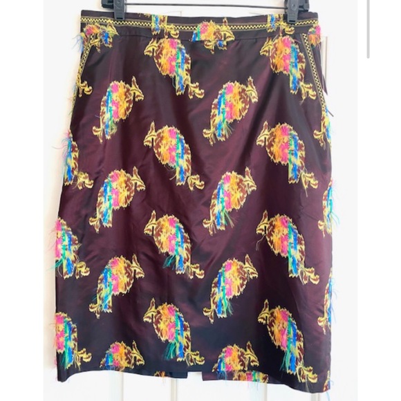 Ultra Ozbek Dresses & Skirts - ⭐️sold⭐️Ultra Ozbek Skirt - Eyelash Appliqué & Pockets.